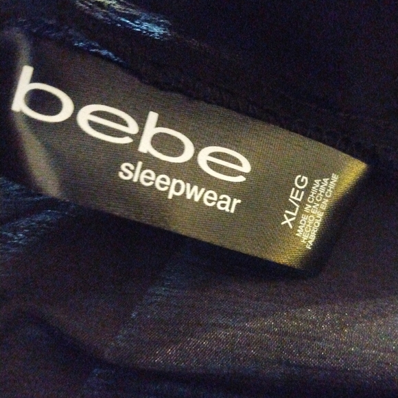 Bebe Silk Rhinestone Sleep Wear - Picture 11 of 12